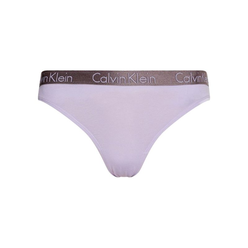 CALVIN KLEIN - Pantie Tipo Bikini Morada Clásica Para Mujer Calvin Klein