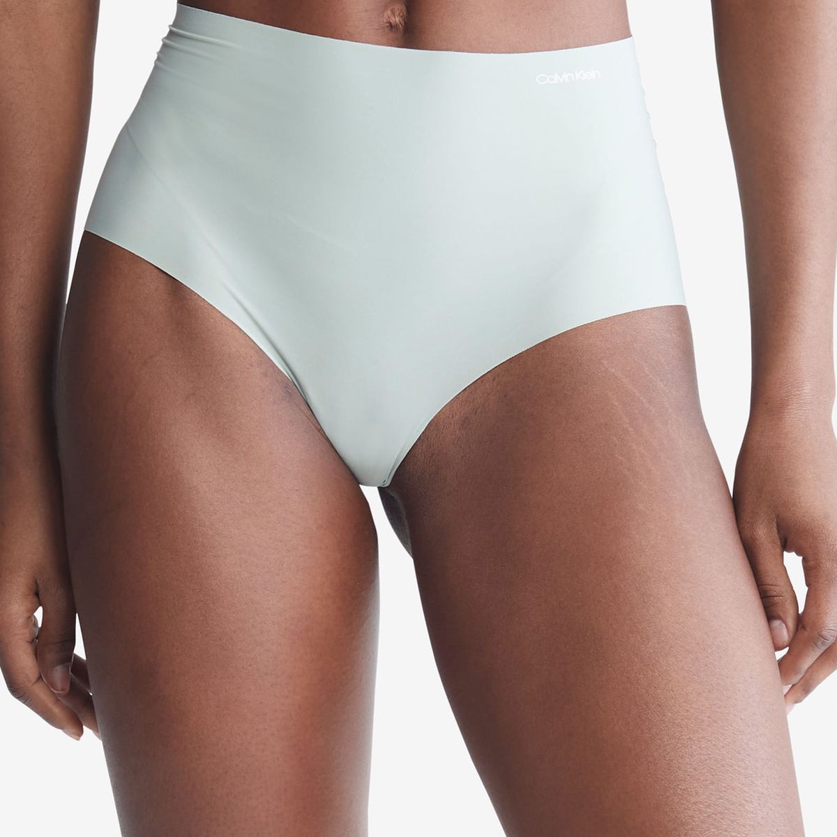 CALVIN KLEIN - Pantie Verde Tipo Hipster Tiro Alto Invisible Calvin Klein