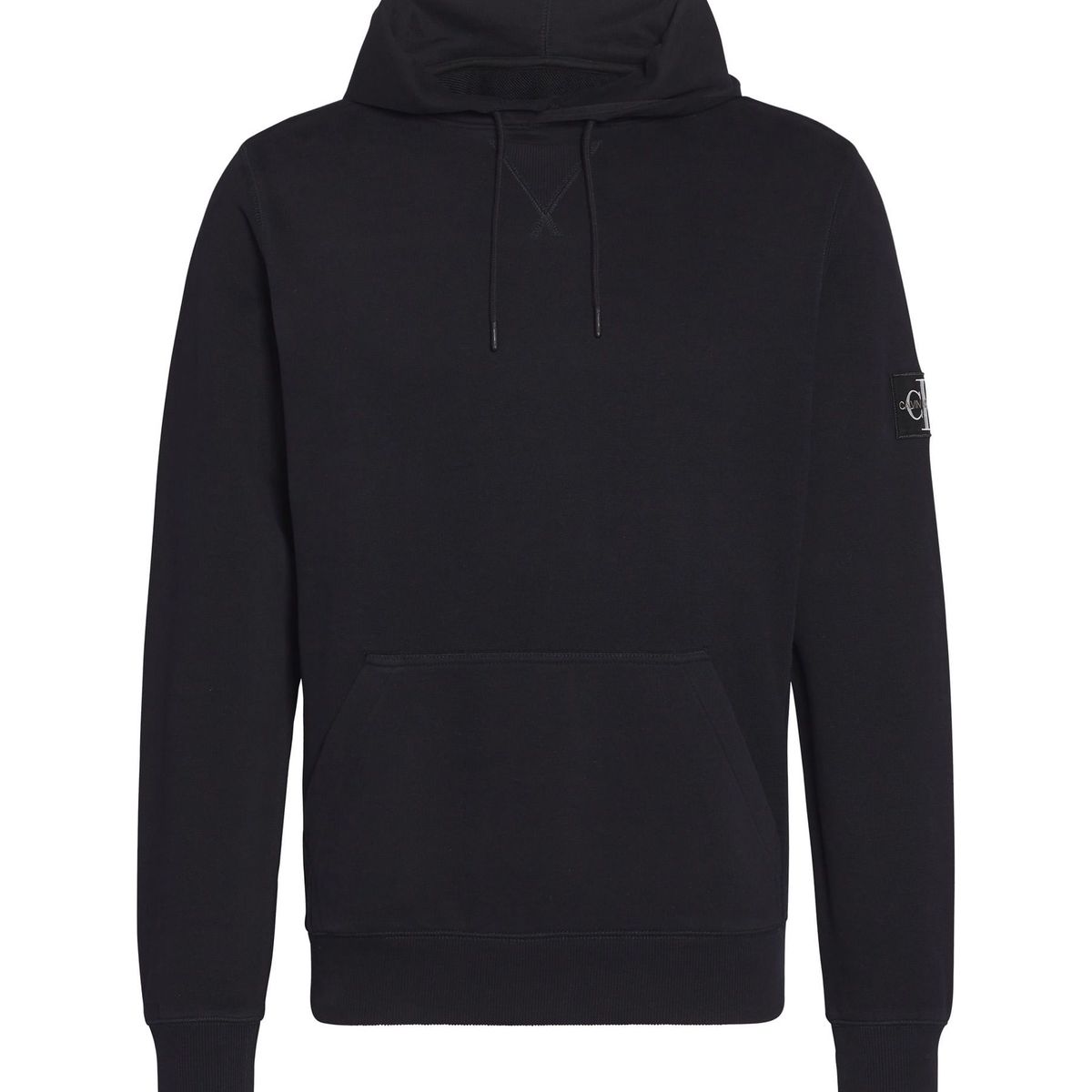 CALVIN KLEIN - Sudadera De Algodón Orgánico Con Capucha Negro Calvin Klein