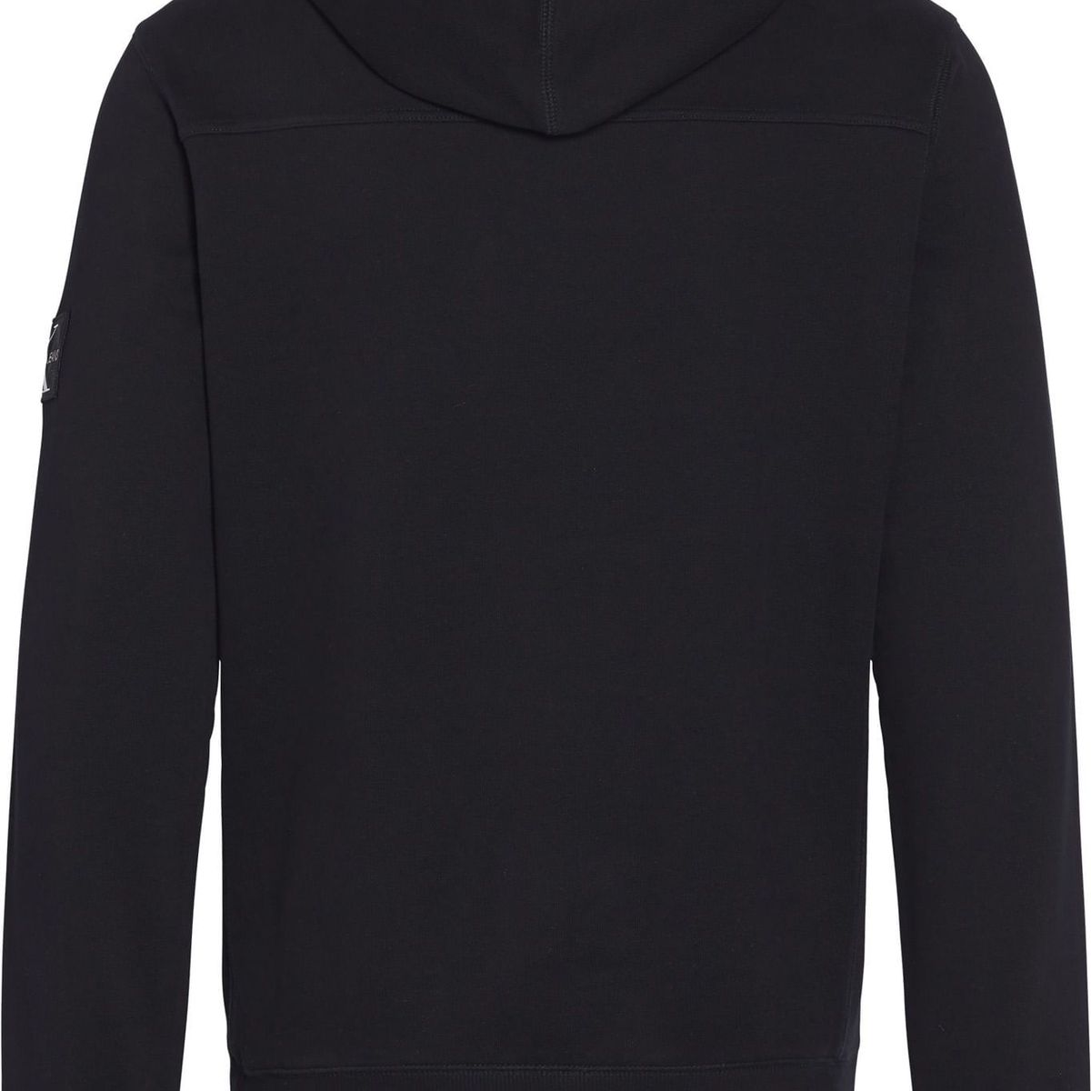 CALVIN KLEIN - Sudadera De Algodón Orgánico Con Capucha Negro Calvin Klein