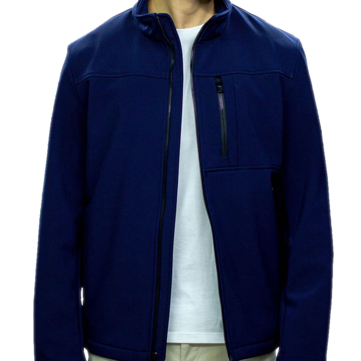 CALVIN KLEIN - Chaqueta Azul Rompeviento Con Cremallera Calvin Klein