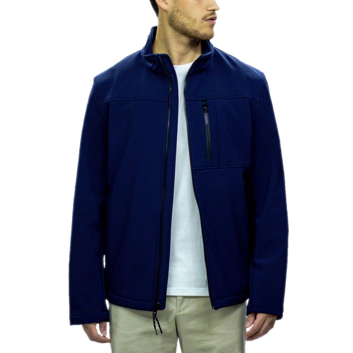 CALVIN KLEIN - Chaqueta Azul Rompeviento Con Cremallera Calvin Klein