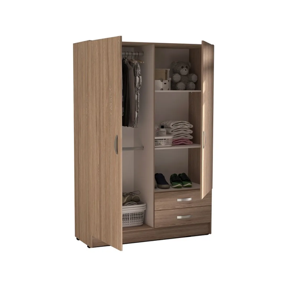 INVAL - ARMARIO 46x1235x182CM INVAL AM21423 MG AMARETO DB