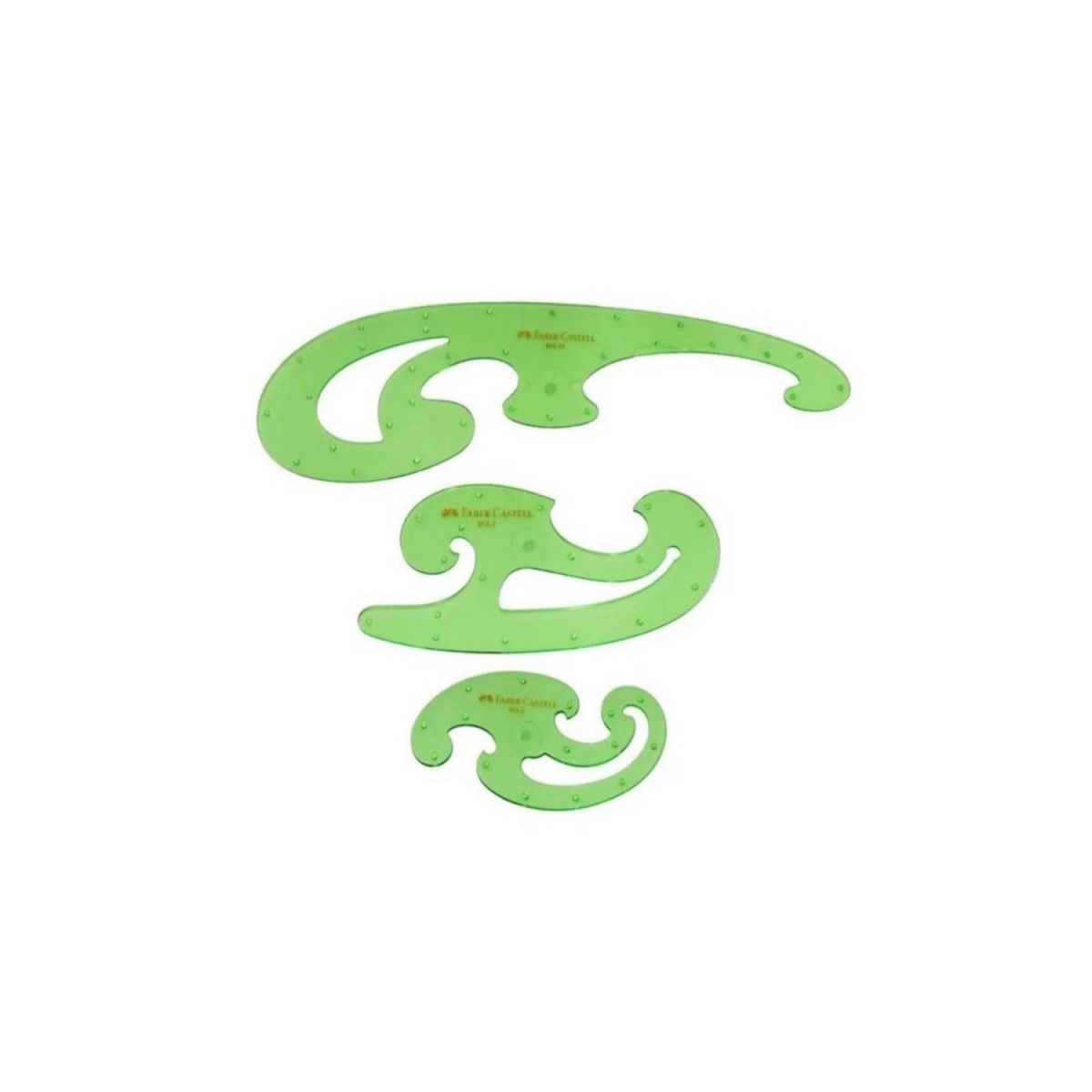 FABER CASTELL - Kit de curvigrafo x3 Faber Castell