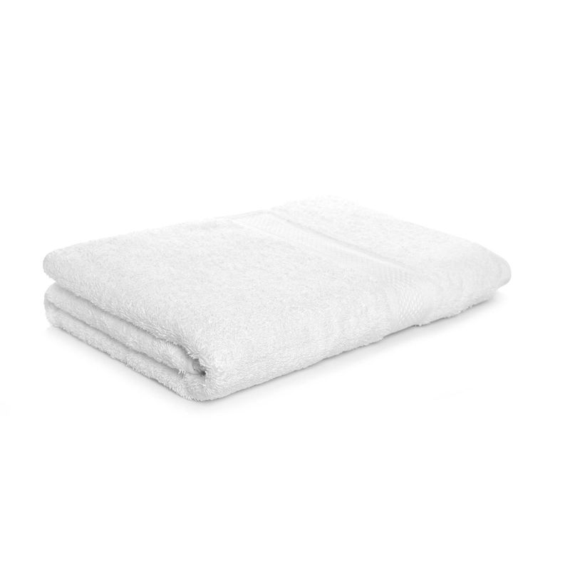 ENERGY PLUS - Toallas de baño de cuerpo hotelera 100 algodón 70x140 cm blanco