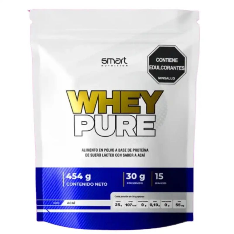 SMART NUTRITION - Whey Pure 1 Libra / 15 Servicios Acai