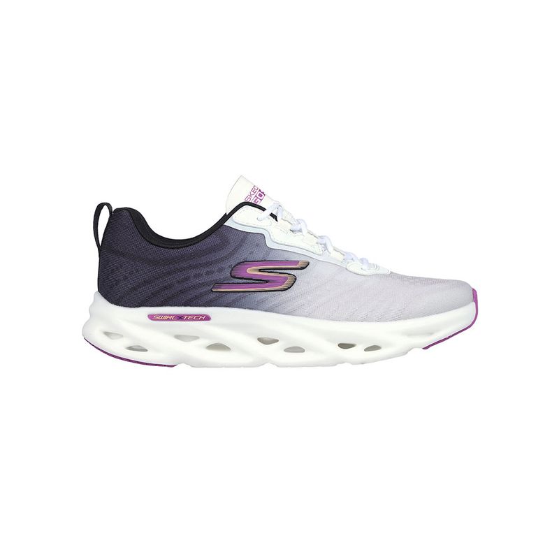 SKECHERS - Tenis Mujer Skechers Go Run Swirl tech Speed - Blanco-Negro