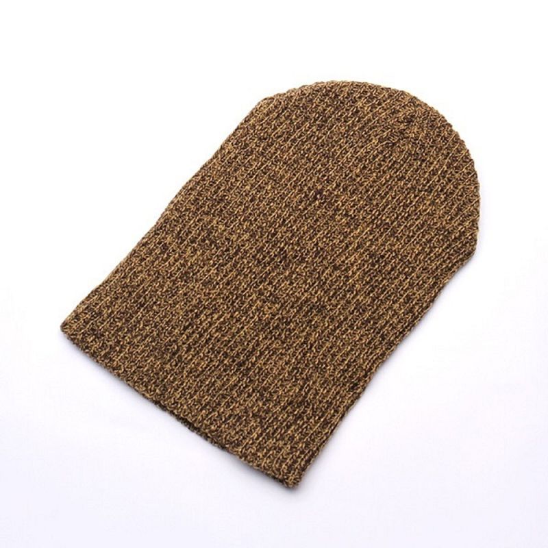 UBMD - Gorro Beanie Punto Calido Acrilico Unisex 221 Marrón.