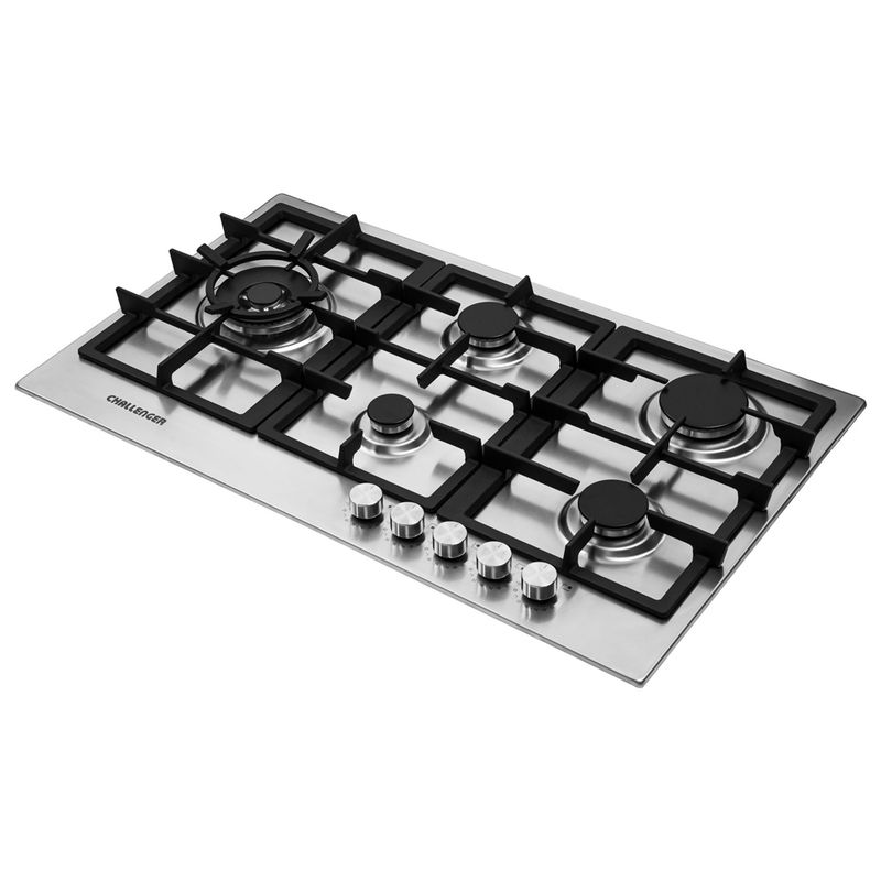 CHALLENGER - Estufa de empotrar Challenger acero 5 puestos SV 6886 EI