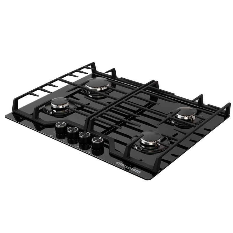 CHALLENGER - Estufa de Empotrar Challenger 4 Puestos Vidrio SQ 6765 AE