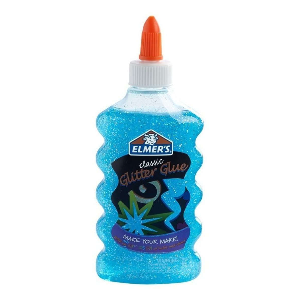 ELMERS - Pegamento Escarchado Para Hacer Slime Elmers 177ml Azul