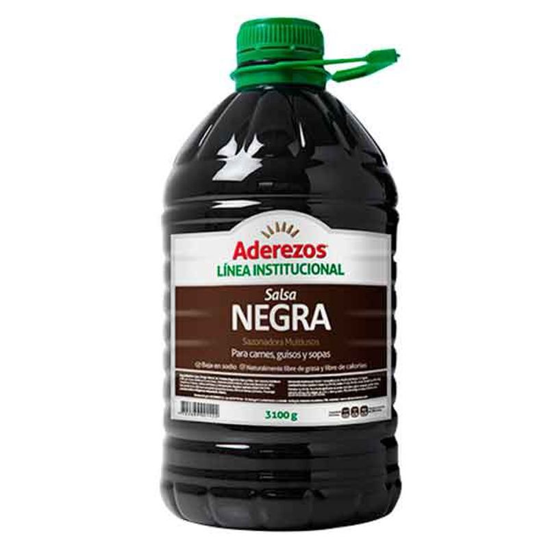 ADEREZOS - Salsa Negra Aderezos X 3100g