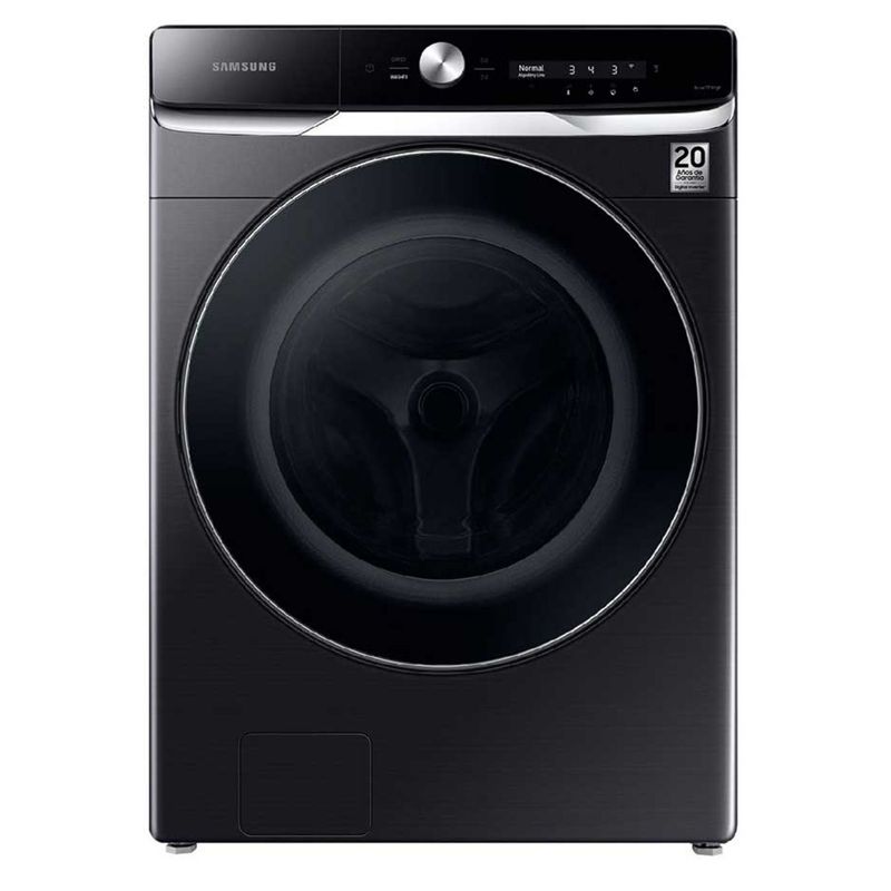 SAMSUNG - Lavadora Samsung  25 Kg Carga Frontal Panel Multicontrol Negra - WF25A8900AV/CO