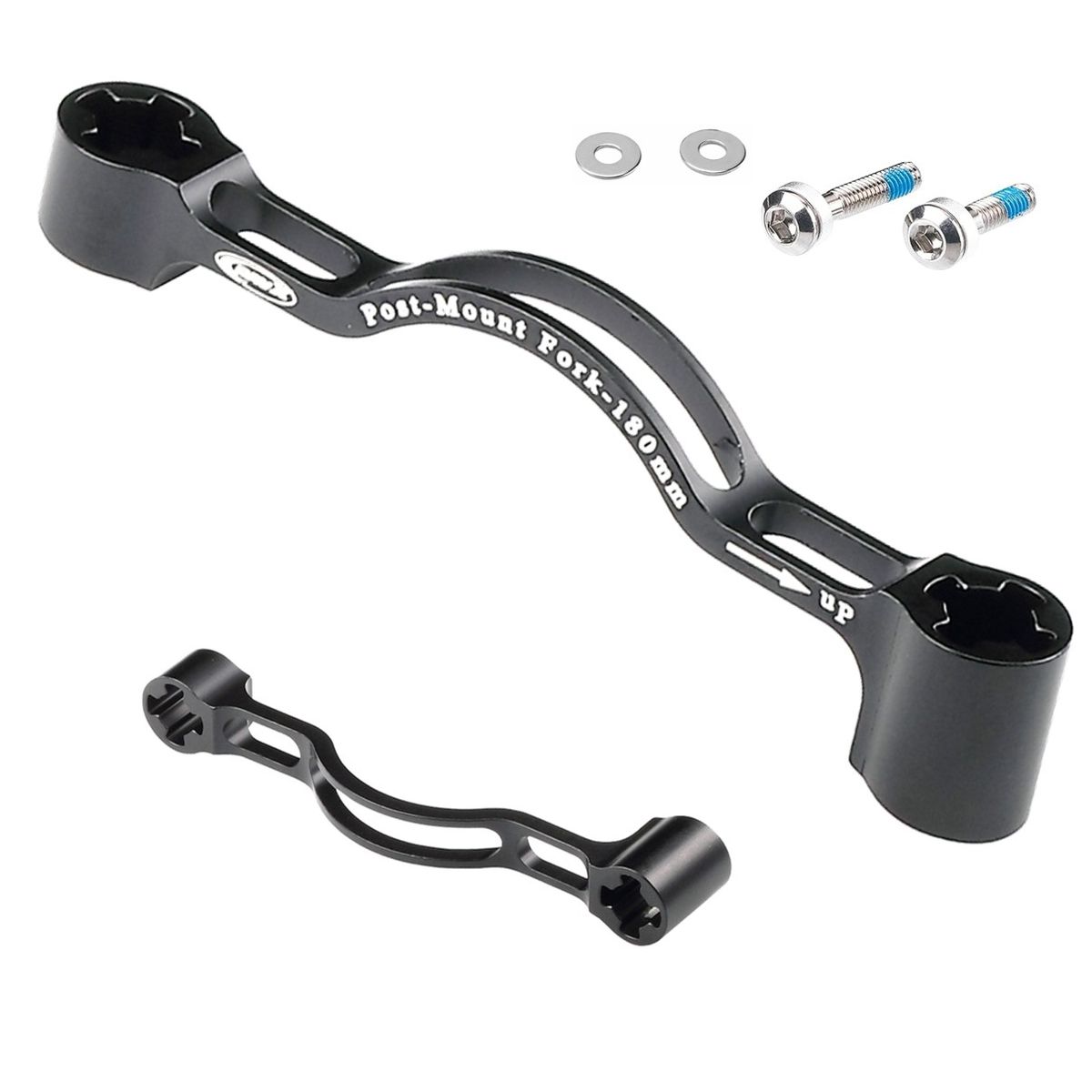 GENERICO - Adaptador Freno Disco Ravx 180mm Shimano Bicicleta Delantero