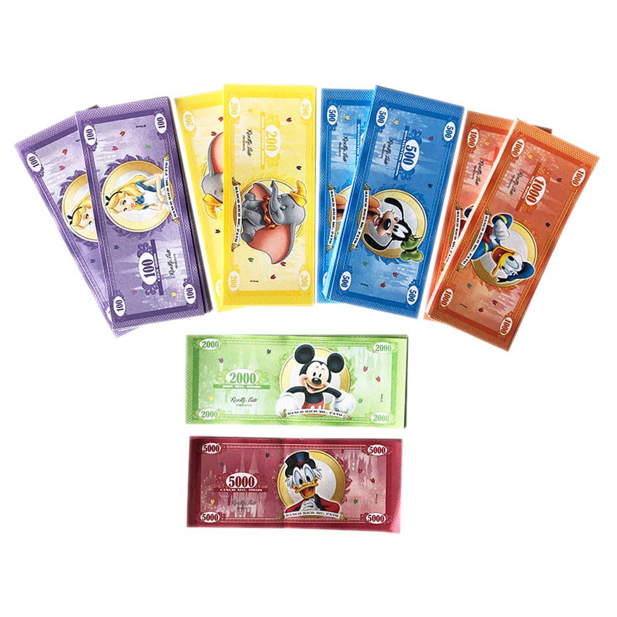 RONDA - Billetes Tio Rico Juego Mesa Ronda X200 Unidades Original