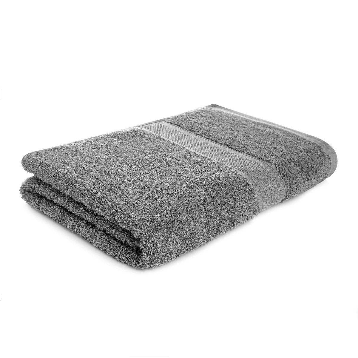 ENERGY PLUS - Toallas de baño de cuerpo hotelera 100 algodón 70x140 cm Gris