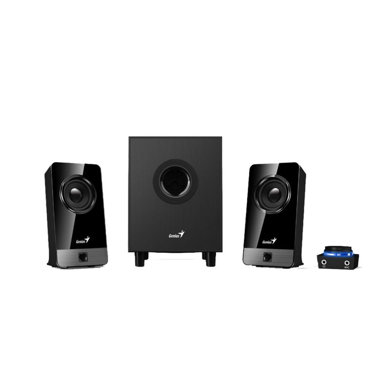 GENIUS - Parlante SW-2.1 300X Con Subwoofer 2.1 Canales 10W