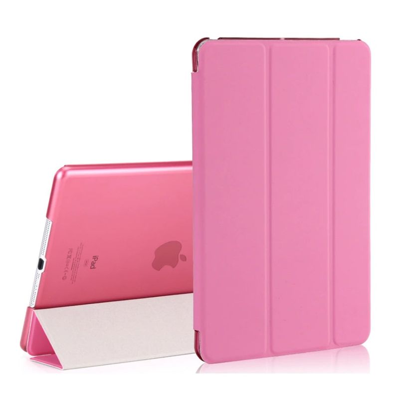GENERICO - Estuche Tipo Smart Cover Para iPad 9.7 5ta y 6ta Generacion - Rosado