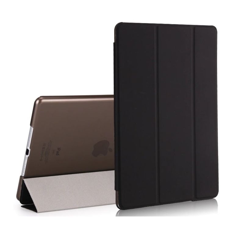 GENERICO - Estuche Tipo Smart Cover Para iPad 9.7 de 5ta y 6ta Generacion - Negro
