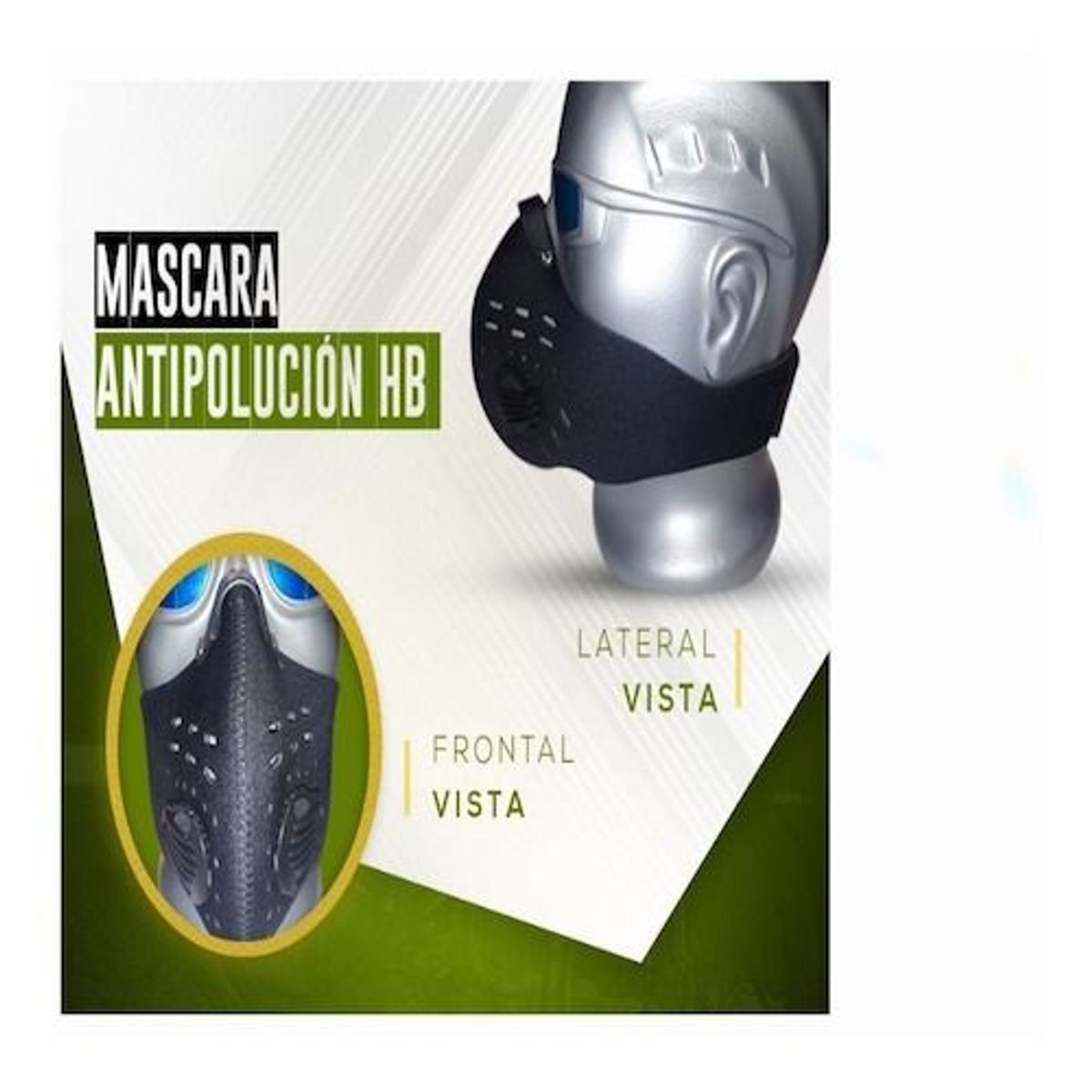 HB - Máscara Careta Antipolucion Tapabocas + 2 Filtros Carbon Activado Rosa
