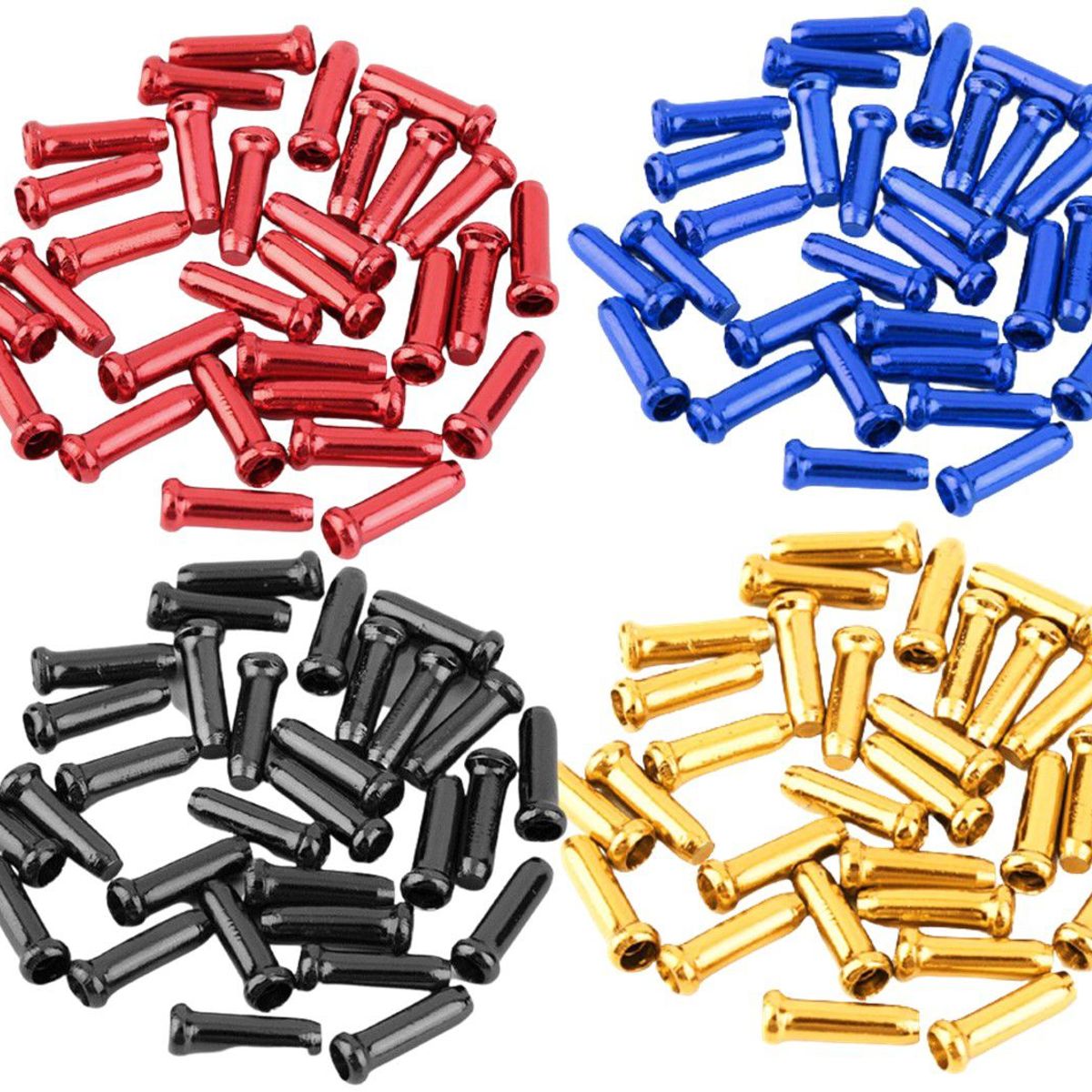 GENERICO - Terminal Tope Guaya Ravx Aluminio Cable Freno Cambio 500pzs