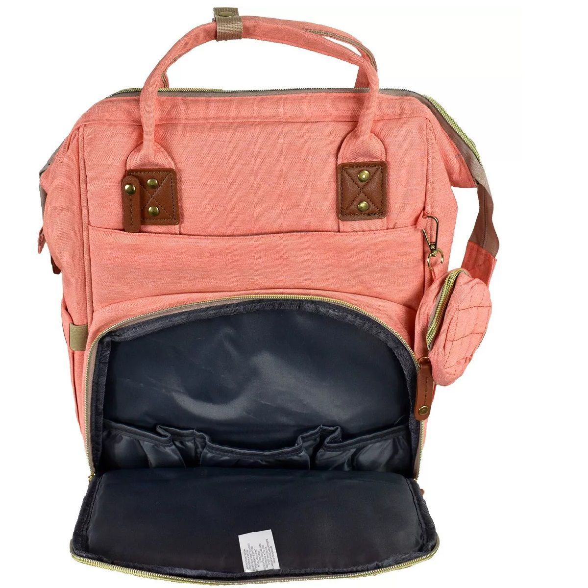 MUNDO BEBE - Morral pañalera tipo cuna con cambiador