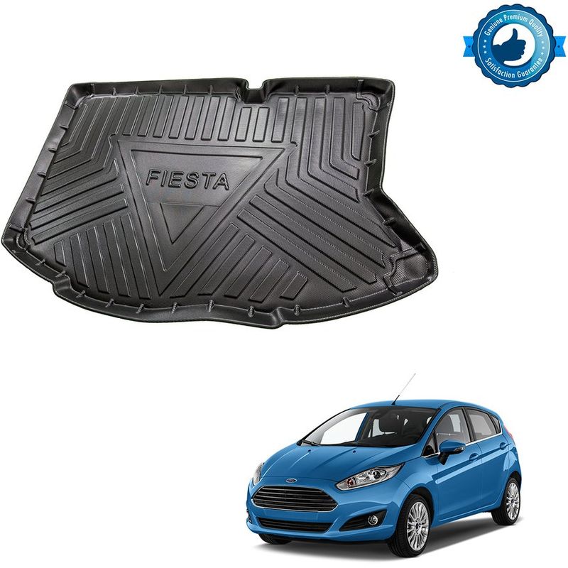 IMCOPARTES - Tapete Baúl Termoformado Para Ford Fiesta Sedan 2011 A 2017
