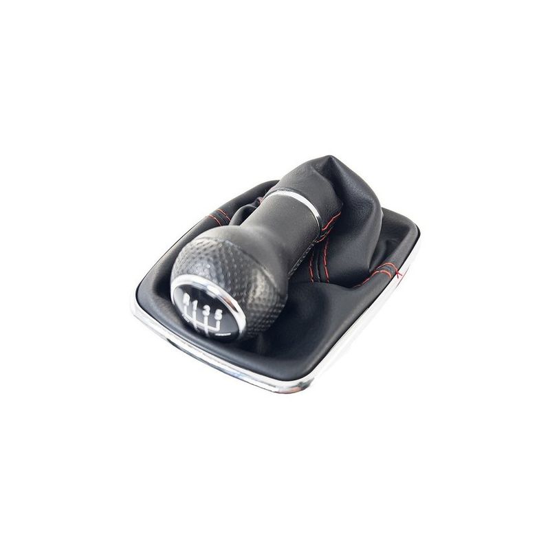 IMCOPARTES - Pomo O Pera Vw Jetta Golf Mk4 Pomo Base Cromada Hilo Rojo