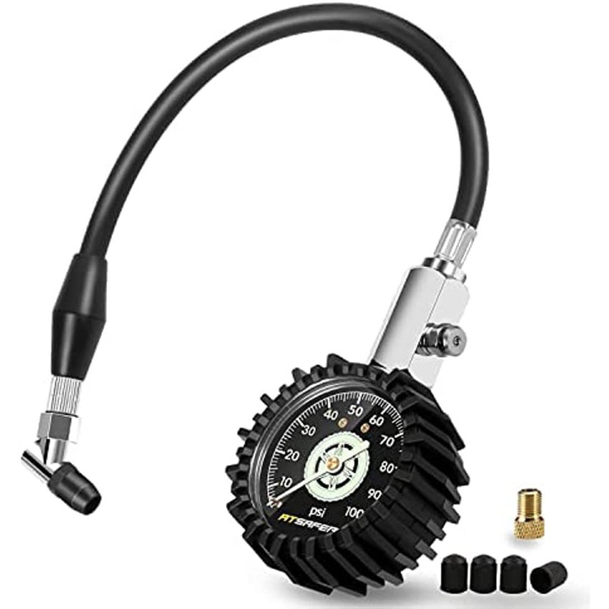 GENERICO - Medidor Calibrador de Aire Para Llantas Carros Motos 100 PSI