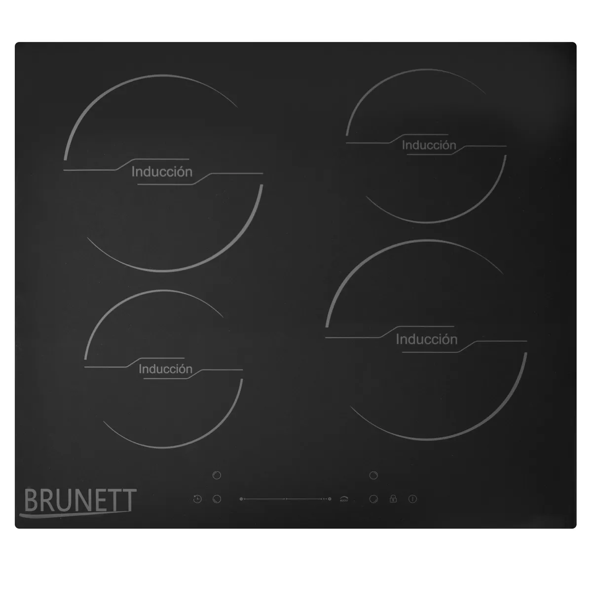 CONTINENTAL - Estufa Empotrable De Induccion 4 Puestos - 220 V