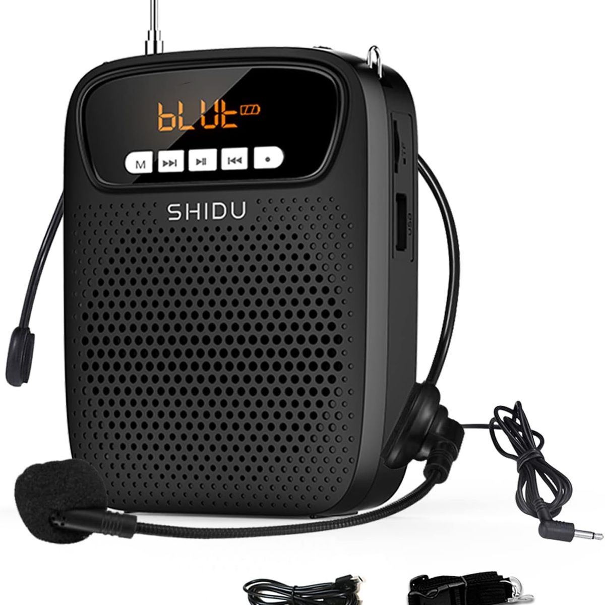 GENERICO - Parlante Amplificador de Voz Portátil Bluetooth Micrófono Diadema Clas