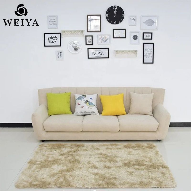 AMERICO SHOP - Tapete alfombra peluda jaspeada Beige 2 x 1,5 mt tapete peluche