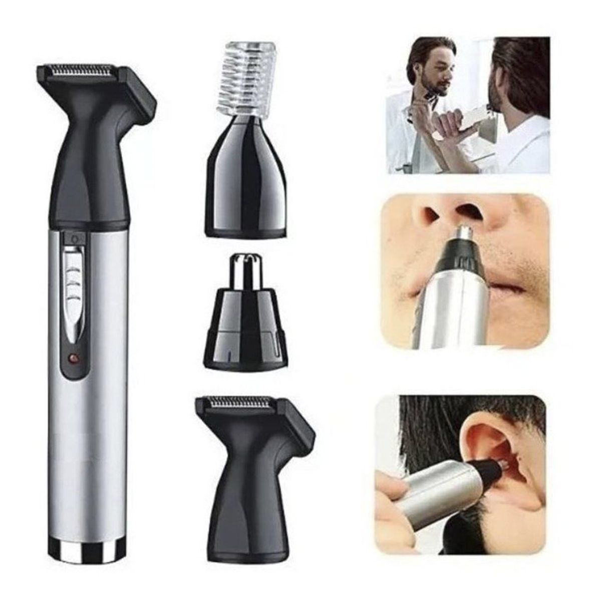 GENERICO - Depiladora - Patillera, Nariz-Oidos, Cejas Recargable 3 En 1 Gm-3107