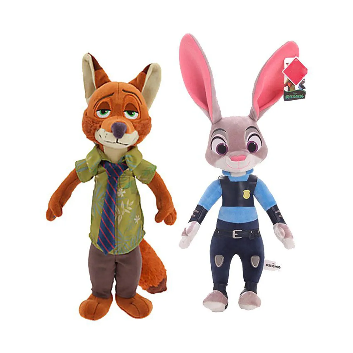 GENERICO - Peluche de judy coneja y nick zorro de zootopia juguete