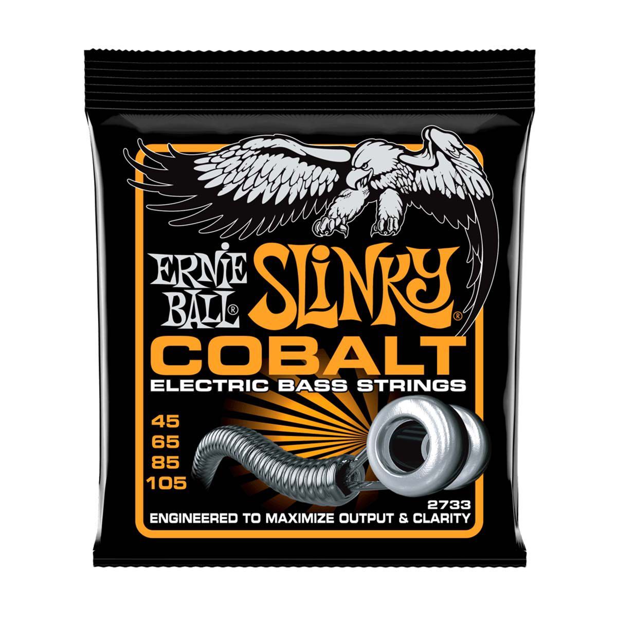 ERNIE BALL - SET DE 4 CUERDAS PARA BAJO ELECTRICO ERNIE BALL SLINKY COBALT CALIBRE 45/105