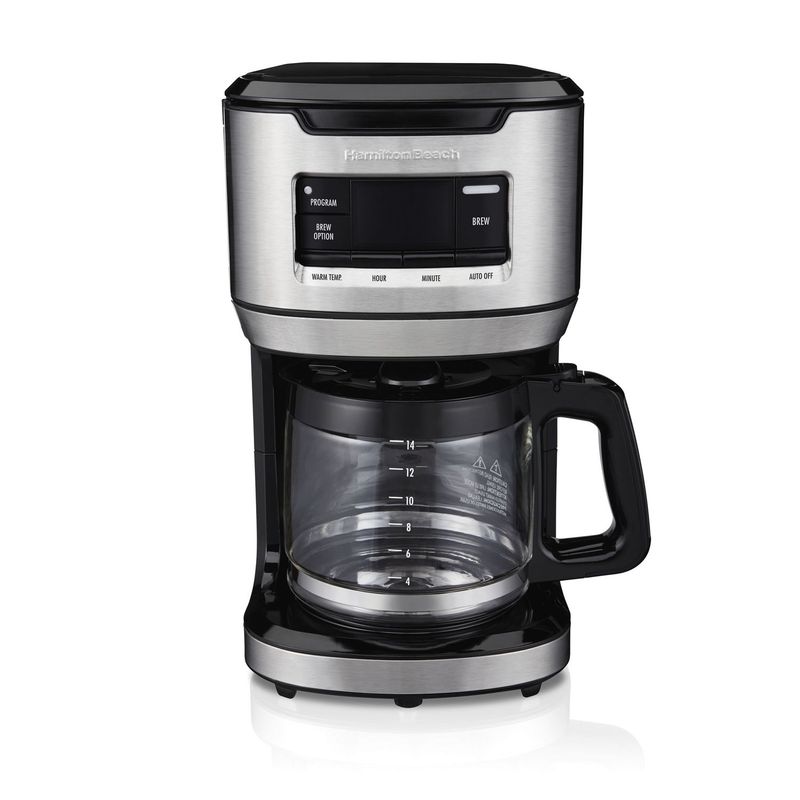 HAMILTON BEACH - Cafetera de Llenado Frontal Programable Hamilton Beach 46392 - Negro