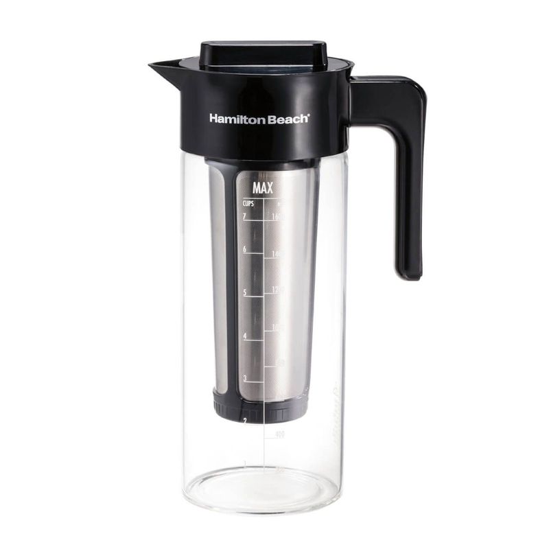 HAMILTON BEACH - Cafetera e Infusor de Té Helado 1.7 L Hamilton Beach 40405R - Negro