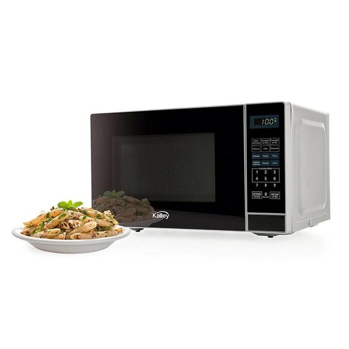 KALLEY - Horno Microondas Kalley K-MW07N Negro 20L 700W 6 Programas