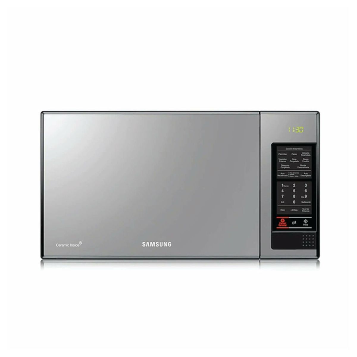 SAMSUNG - Horno Microondas Samsung SHINE con Dorador con Esmalte cerámico, 23 L