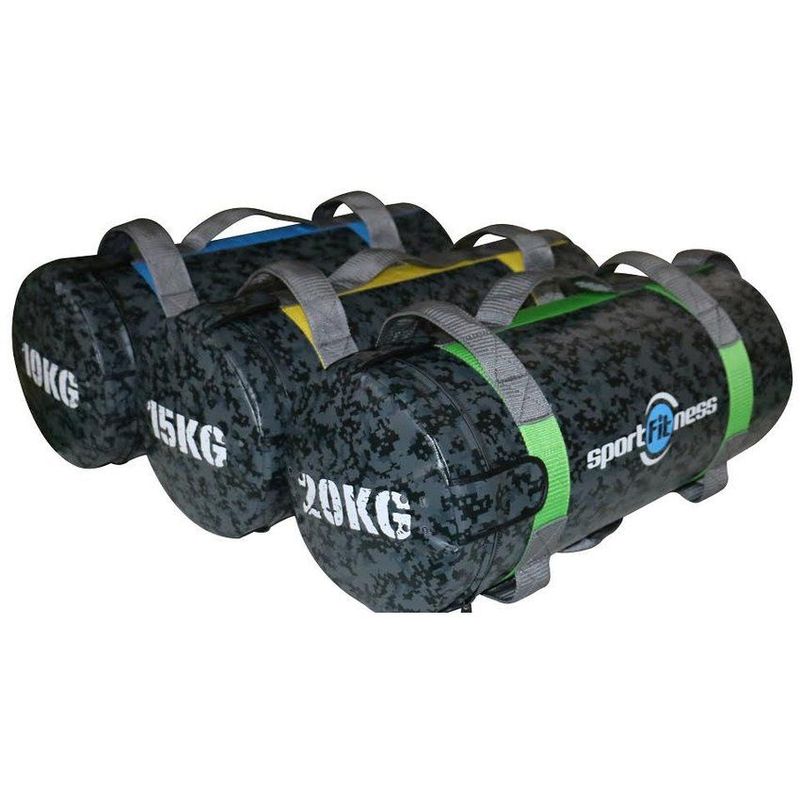 GENERICO - Bolsa de poder 15 kilos militar sportfitness gym ejercicio
