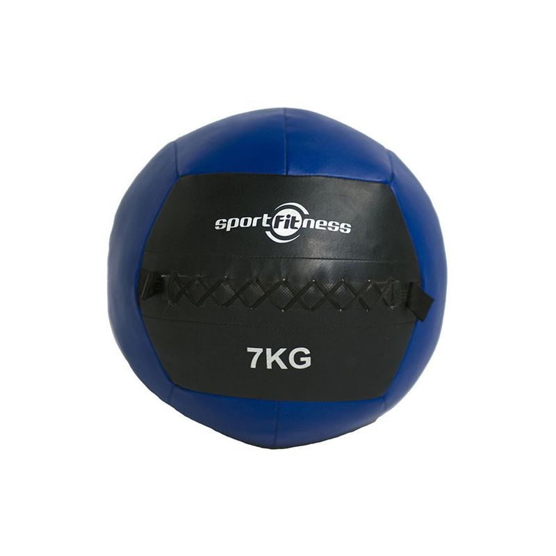 SPORTFITNESS - Balon de peso 7kg sportfitness cuero sintetico gimnasio az