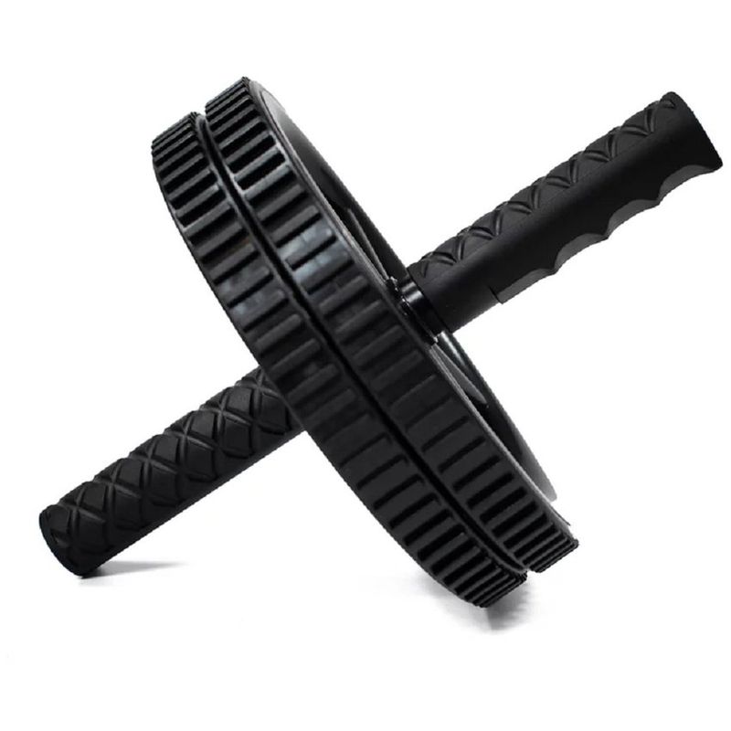 ATHLETIC - Rueda Abdominal Negra Con Mango Ergonómico Athletic ATHAB03