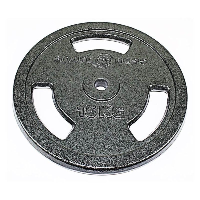 SPORT FITNESS - Disco olímpico 15kg-71640-sportfitness