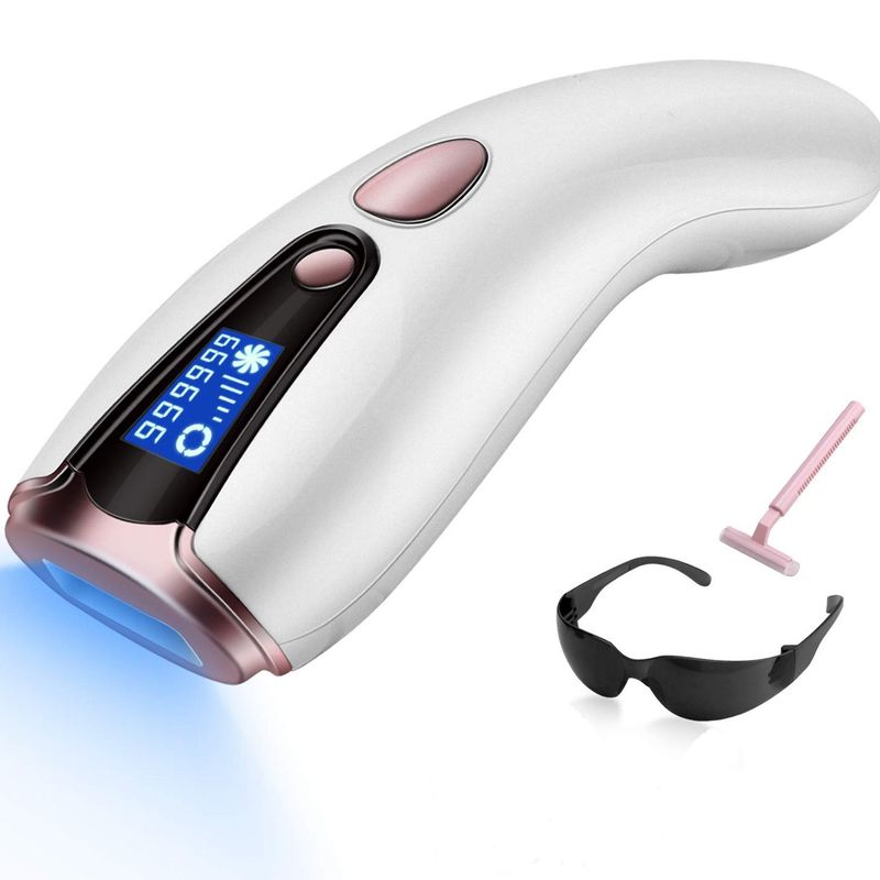 ONE PIXEL - Depiladora Laser Ipl 999.990 Destellos Sin Dolor Blanco ONE PIXEL