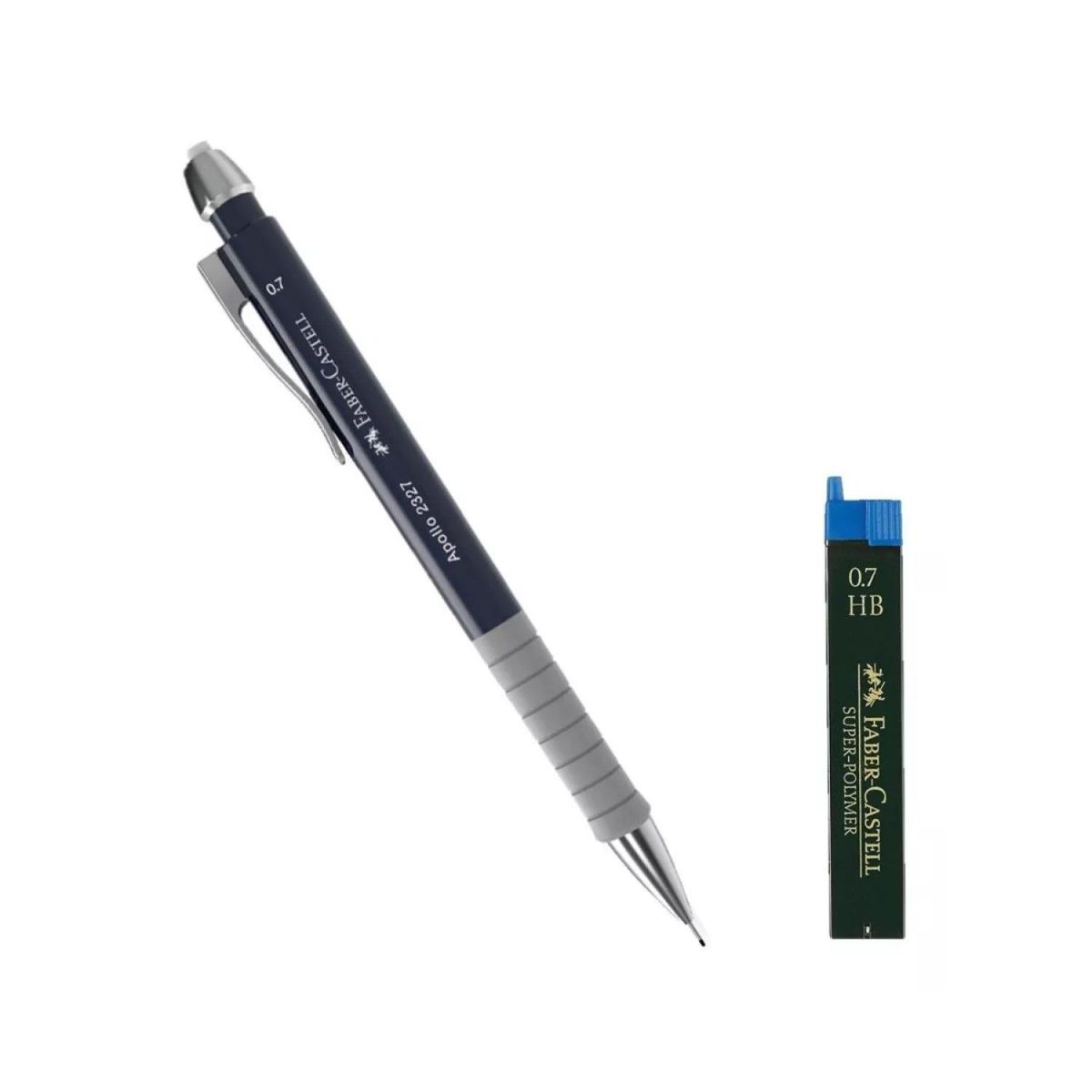 FABER CASTELL - Portaminas 0.7 Apollo + Minas - Faber Castell