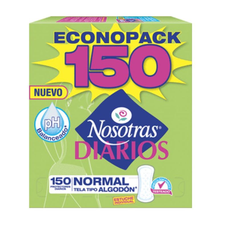 NOSOTRAS - Protectores Diarios Nosotras  X 150 Unidades