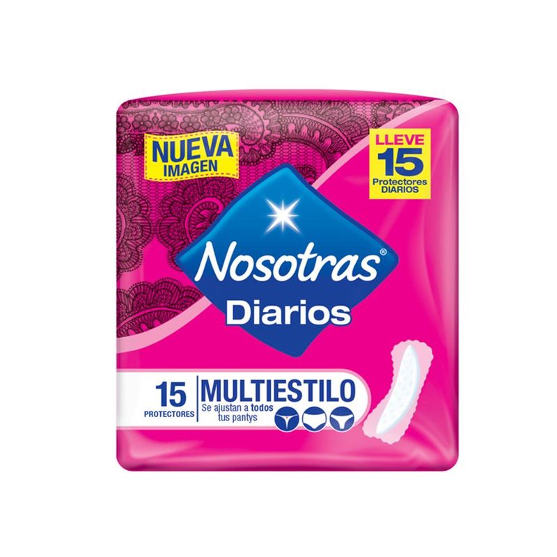 NOSOTRAS - Protectores Nosotras Multiestilo X 15 Unidades