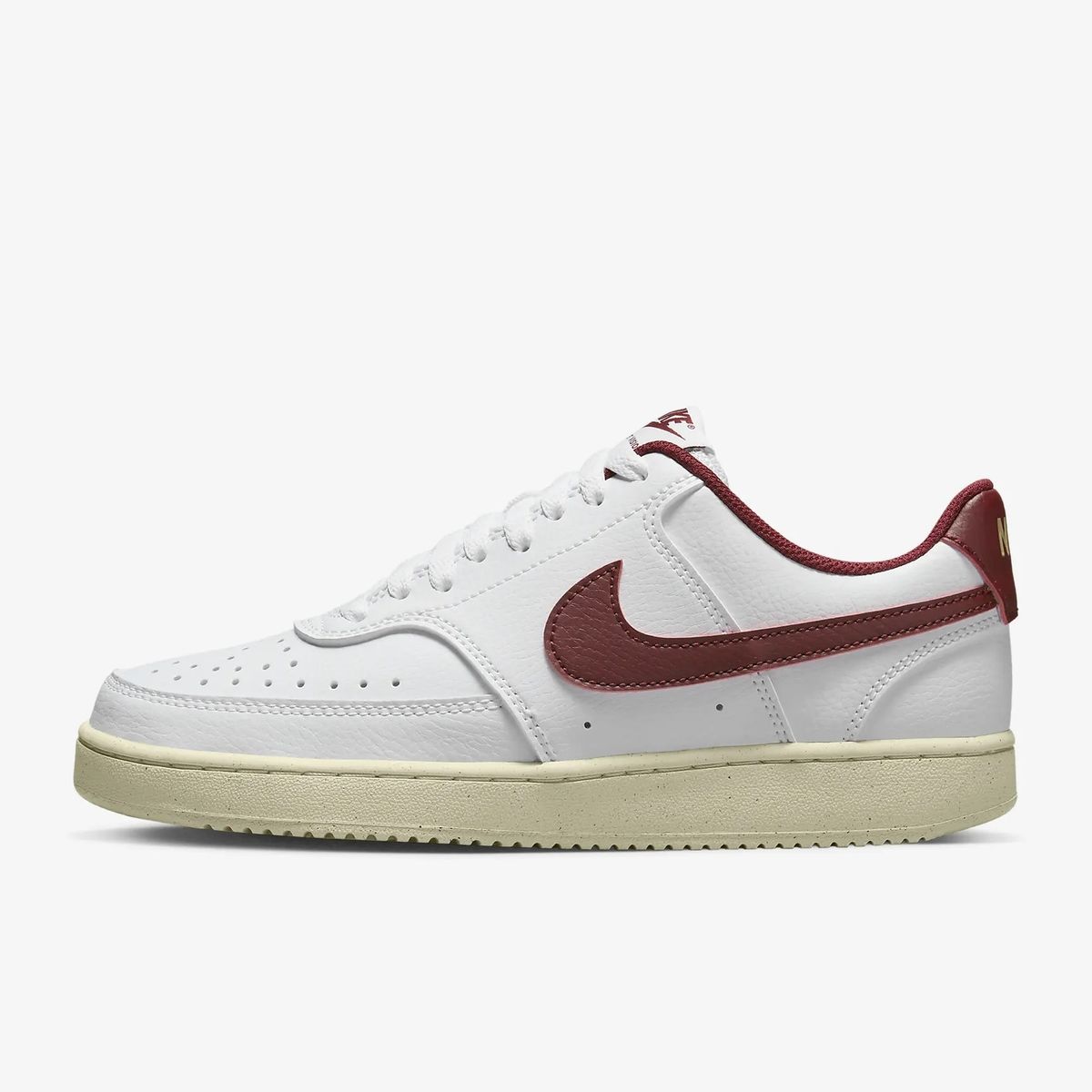 NIKE - TENIS NIKE MUJER COURT VISION LOW BLANCO ROJO DH3158-106