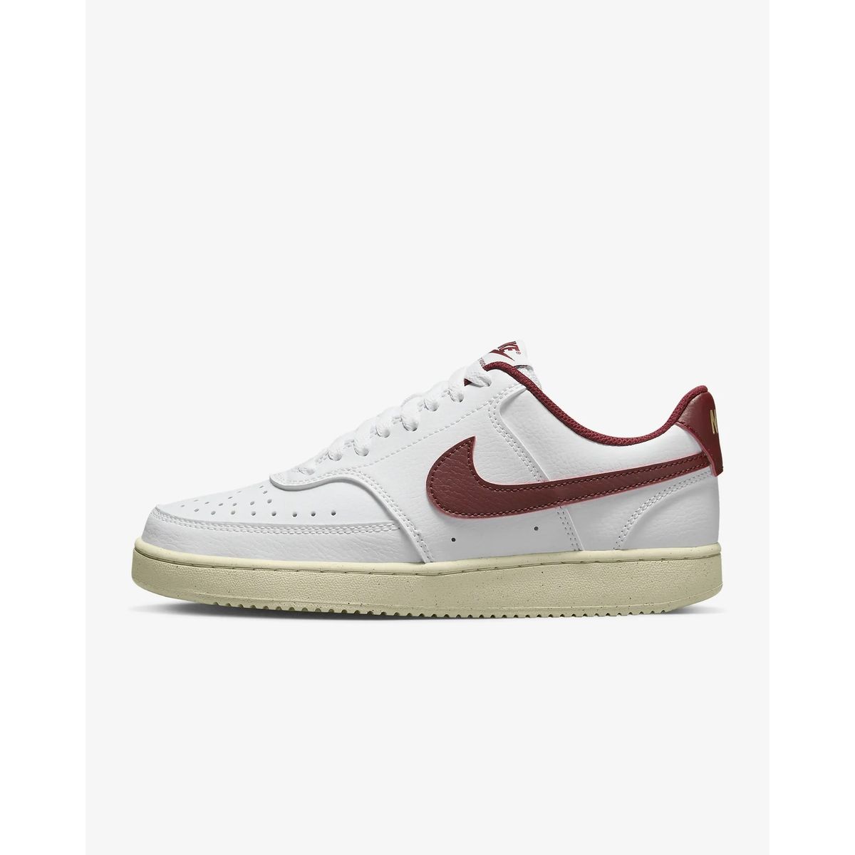 NIKE - TENIS NIKE MUJER COURT VISION LOW BLANCO ROJO DH3158-106