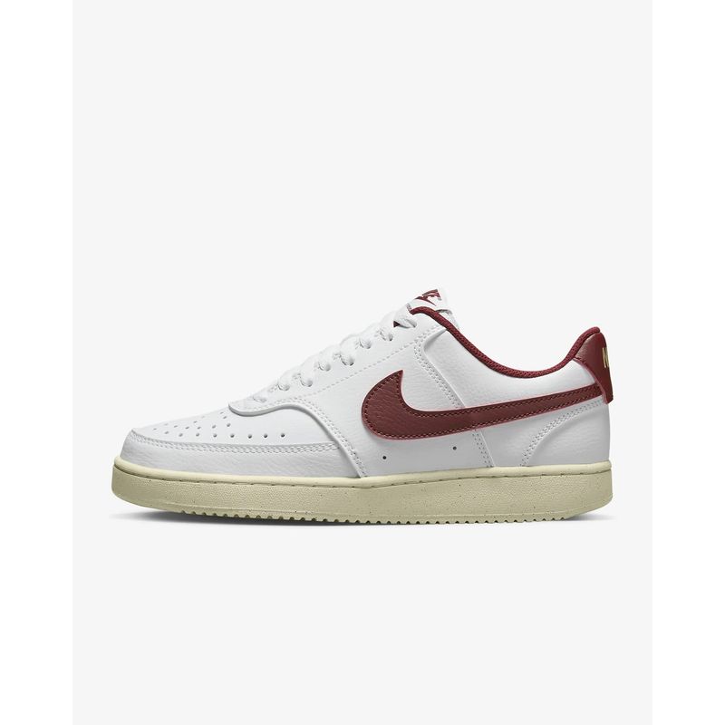 NIKE - TENIS NIKE MUJER COURT VISION LOW BLANCO ROJO DH3158-106
